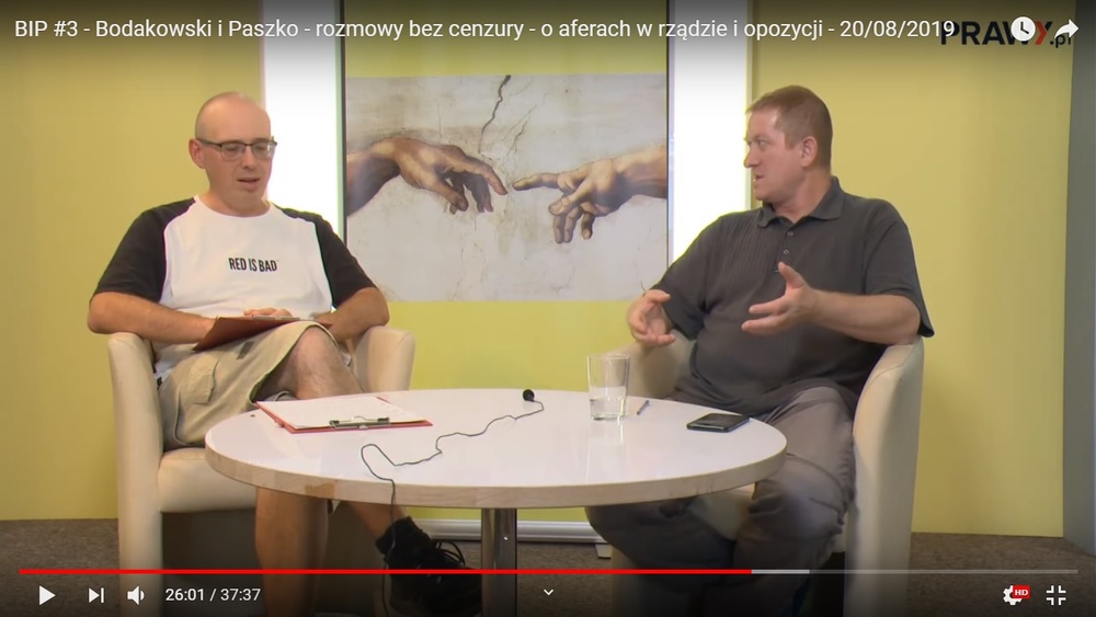 Jan Bodakowski, Mariusz Paszko - program "BIP rozmowy bez cenzury"