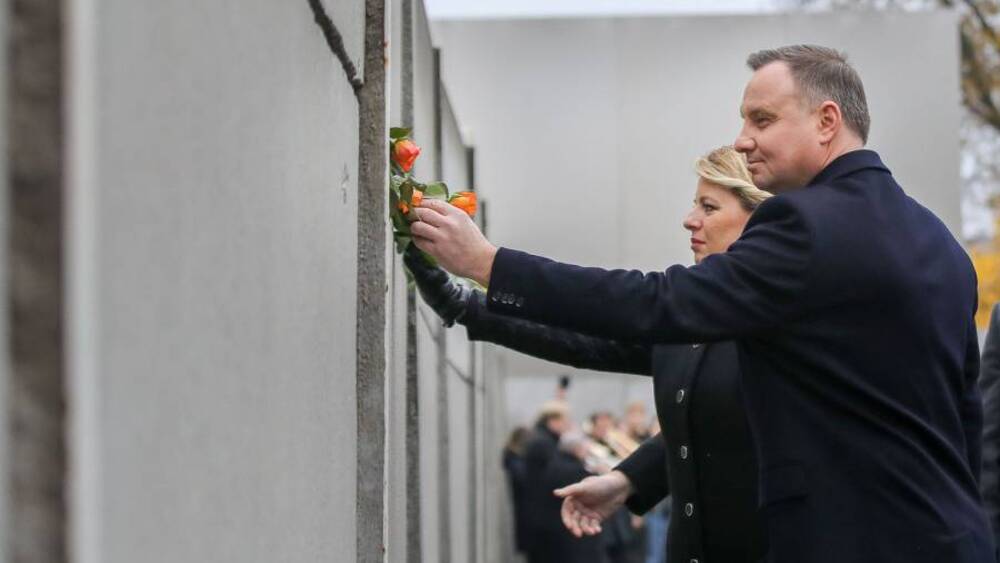 Uroczystości z okazji 30. rocznicy upadku muru berlińskiego z udziałem Prezydenta Andrzeja Dudy