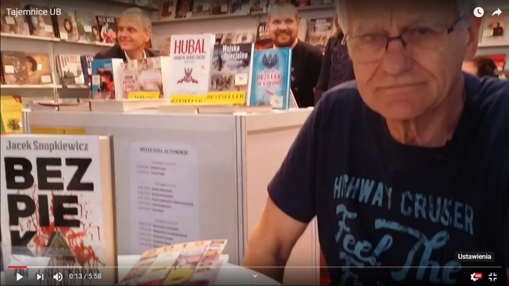 Jacek Snopkiewicz, autor książki pt. "Bezpieka. Zbrodnia i kara?"