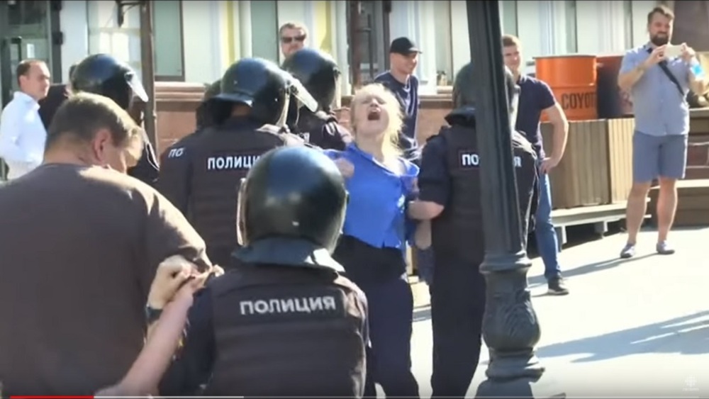 Protesty w Moskwie, 27.07.2019