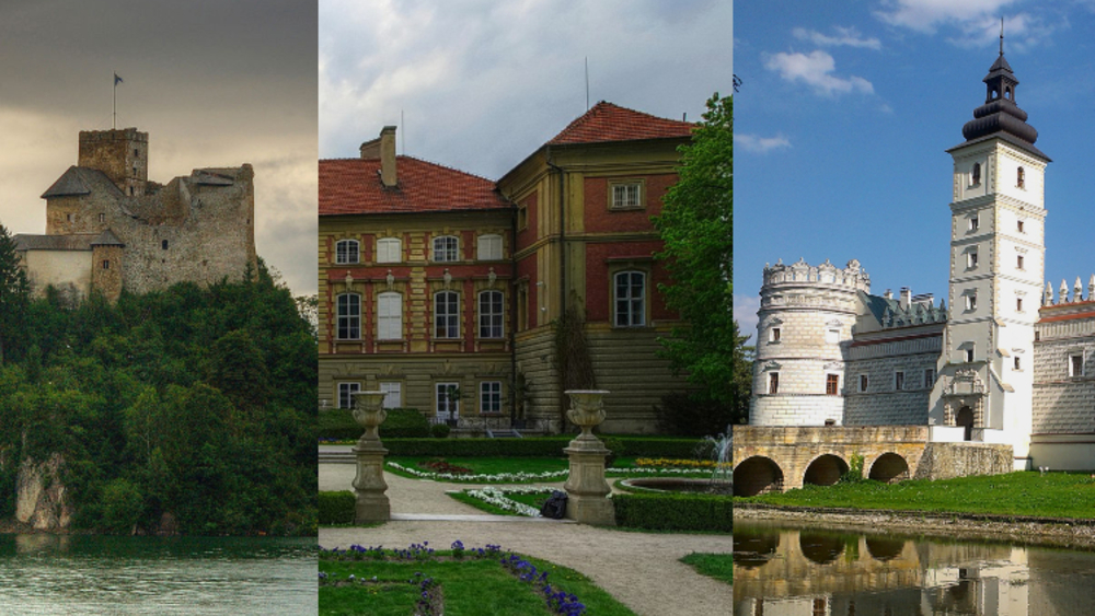 Zamek w Niedzicy (Dunajec), Łańcucie i w Krasiczynie