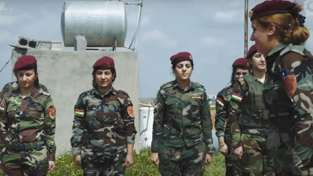 Kobiety służące w siłach kurdyjskich peszmergów