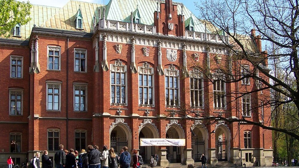 Collegium Novum Uniwersytetu Jagiellońskiego – widok od zachodu