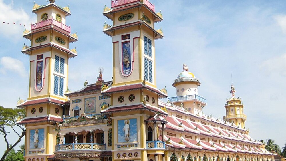 Świątynia "Stolicy Świętej"  w Tây Ninh, najważniejszy ośrodek kultu kaodaizmu
