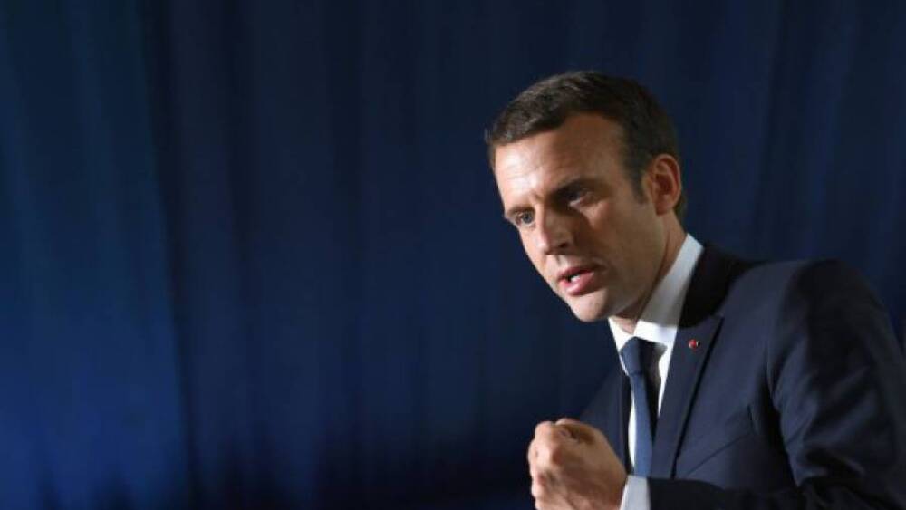 Emmanuel Macron, jeszcze prezydent Francji