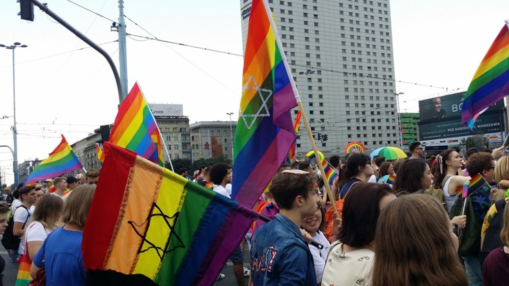 Żydzi na paradzie równości Warszawa 2019