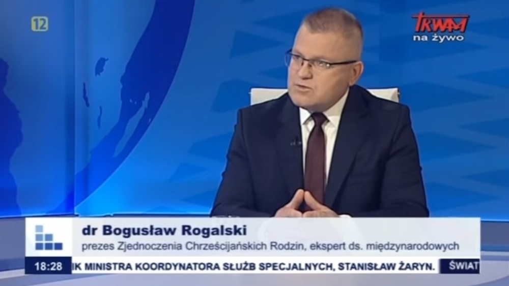 Prezes ZChR dr Bogusław Rogalski/TV Trwam