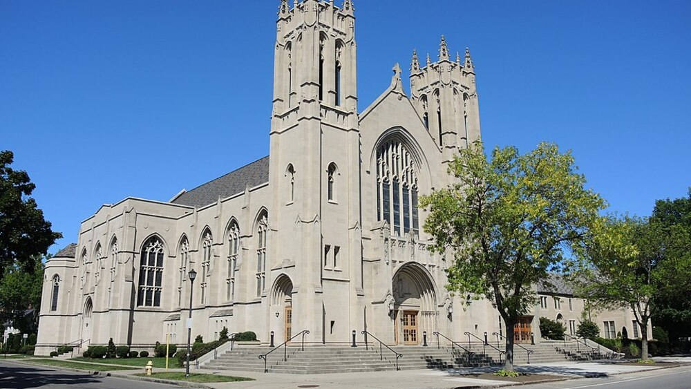 Katedra Najświętszego Serca Pana Jezusa w diecezji Rochester w stanie Nowy Jork. Diecezja ogłosiła bankructwo w wyniku zgłoszonych 50 przypadków molestowania