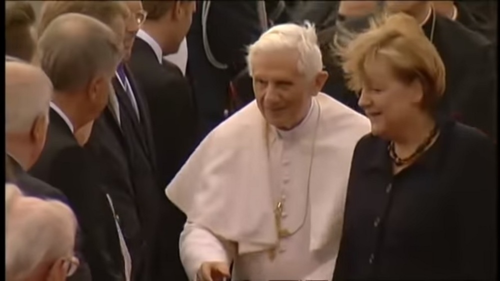 Papież Benedykt XVI i Kanclerz Angela Merkel