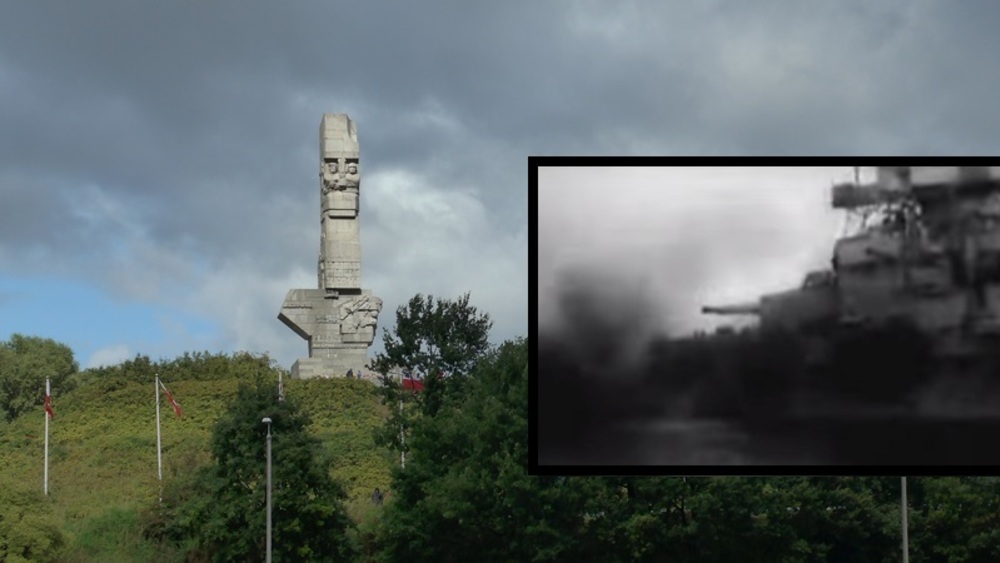 Pomnik na Westerplatte/Schleswig-Holstein - ostrzał Westerplatte