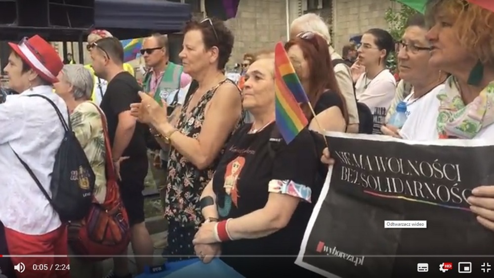 Manifestacja LGBT, sobota 27.07.2019