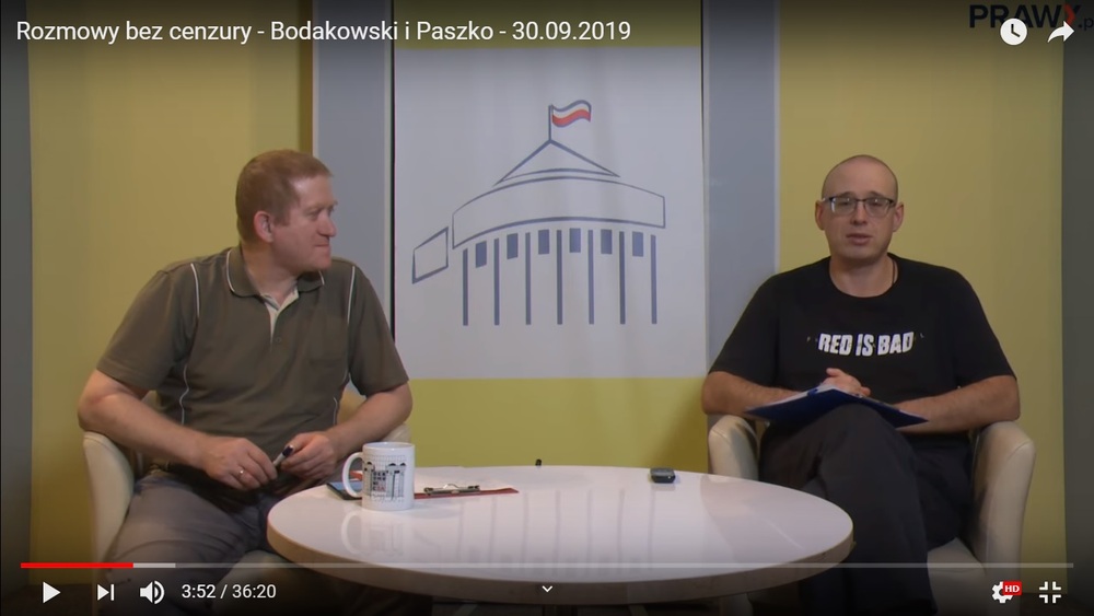 Rozmowy bez cenzury - Bodakowski i Paszko – 30.09.2019