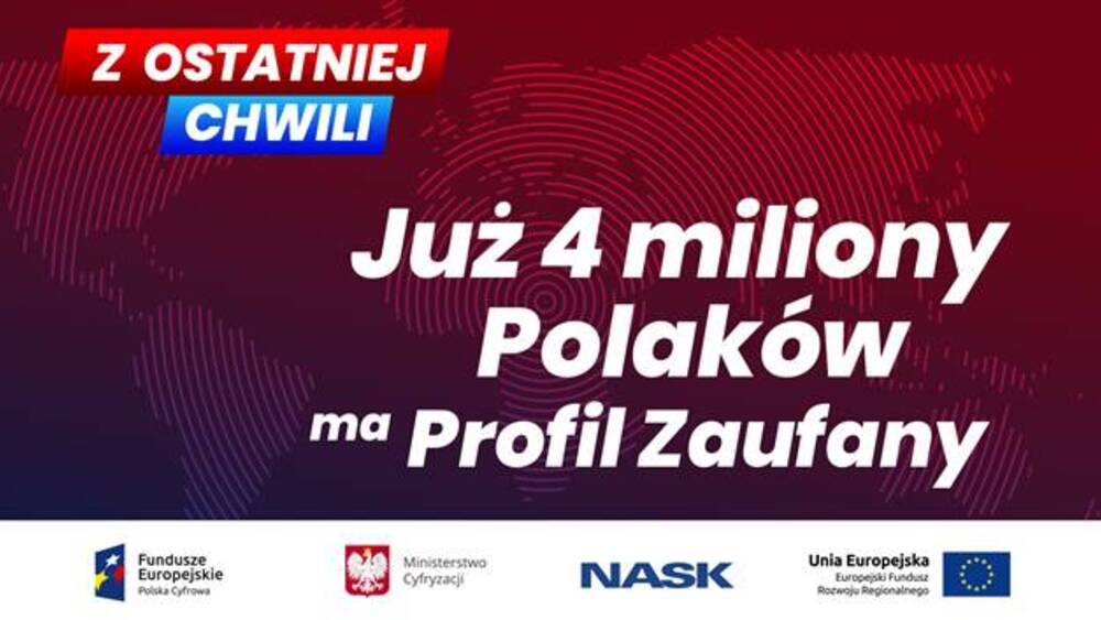 4 miliony Polaków ma już Profil Zaufany!