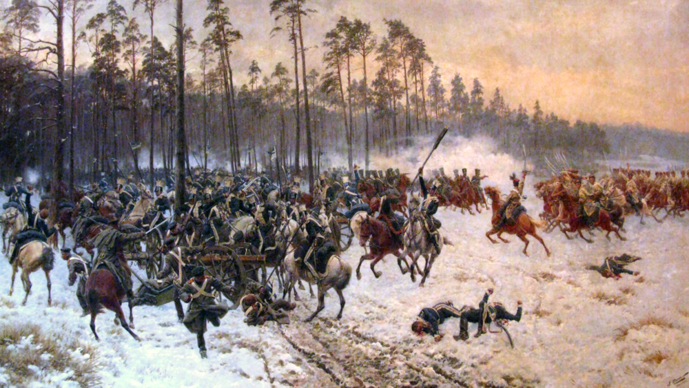 Bitwa pod Stoczkiem 1831, mal. Jan Rosen