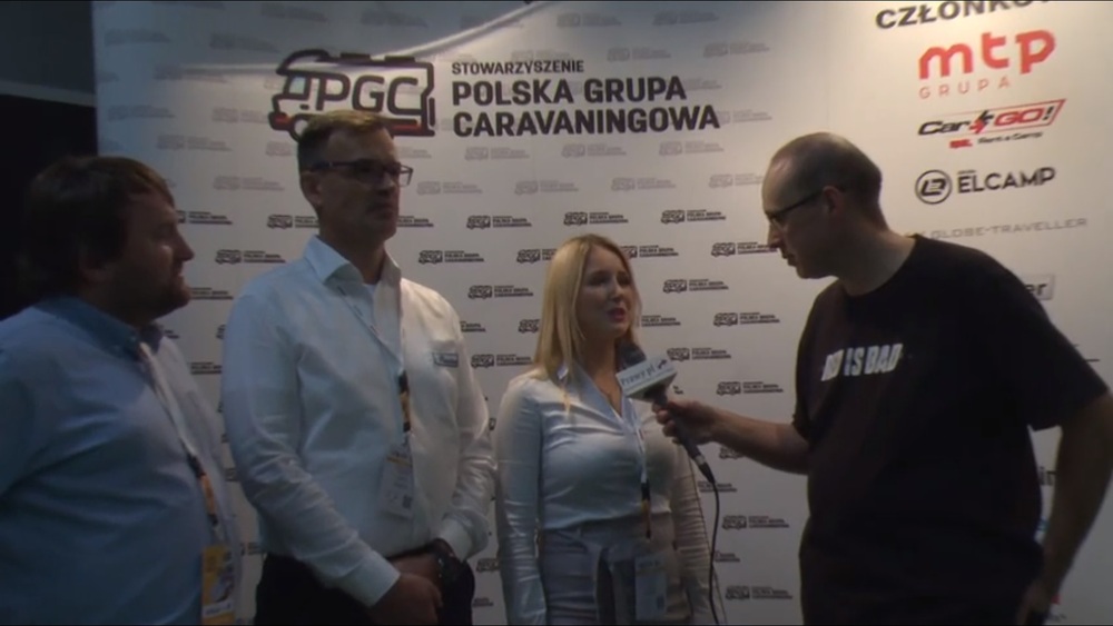 Z przedstawicielami Stowarzyszenia Polska Grupa Caravaningowa rozmawia Jan  Bodakowski