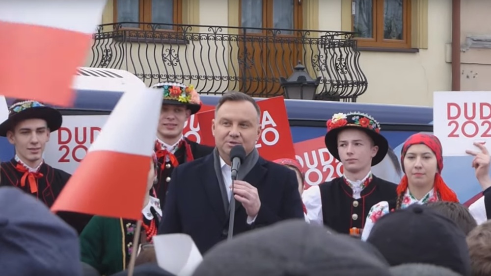 Prezydent Andrzej Duda w Łowiczu 2020
