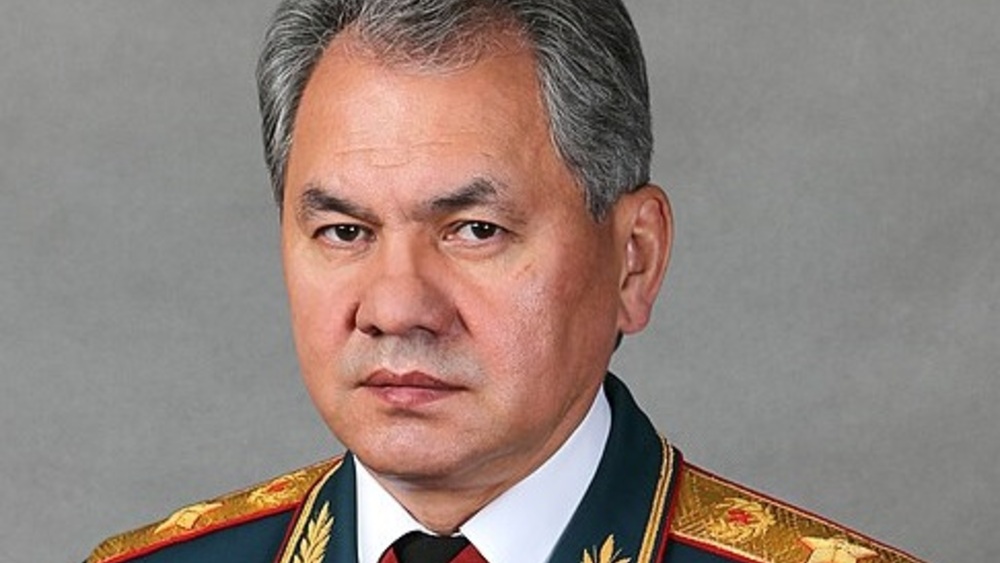 Ustępujący minister obrony Federacji Rosyjskiej generał armii Siergiej Szojgu (od 2014 r.)
