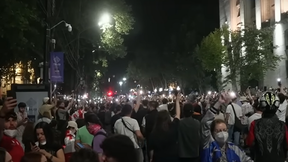 Protesty w Gruzji