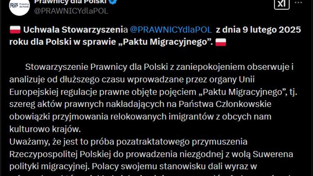 Prawnicy nie chcą imigrantów w Polsce