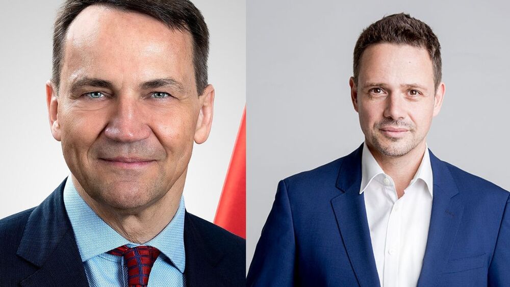 Radosław Sikorski i Rafał Trzaskowski