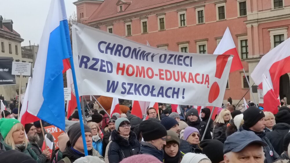 protest Edukacja Zdrowotna