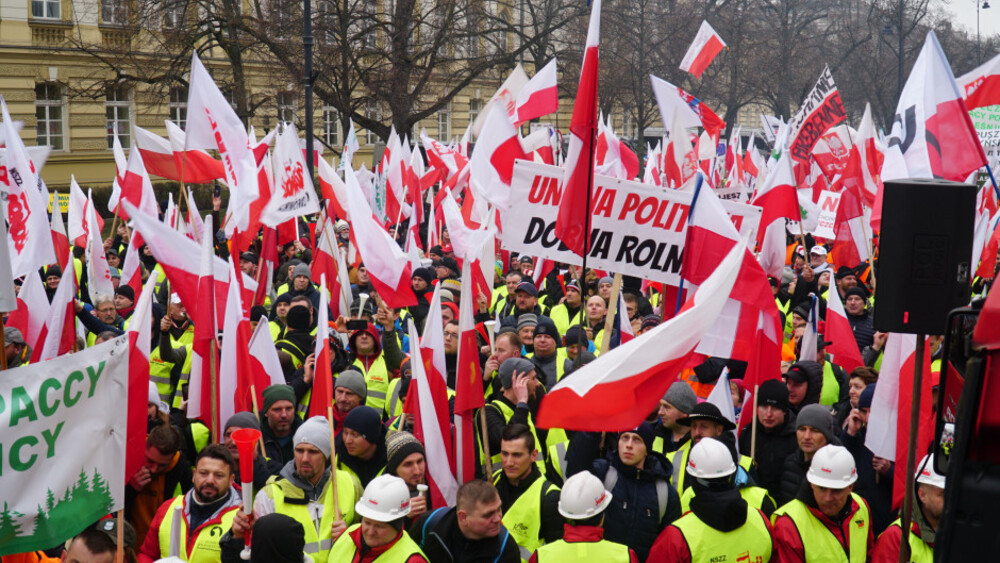 Dziś protest rolników w Warszawie