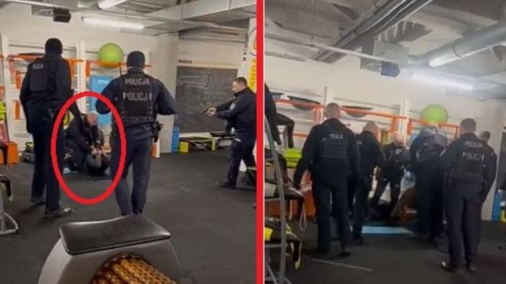 Agresywnego Nigeryjczyka obezwładniało kilku policjantów