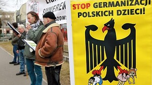 Pikiety przeciwko germanizacji polskich dzieci