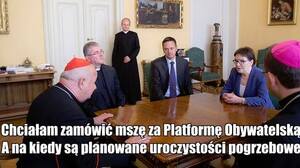 Łże-Elity. Rano walczą z ,,państwem wyznaniowym' a wieczorem...