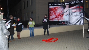 Stop aborcji dzieci z Downem w Szpitalu Bielańskim! ZDJĘCIA!