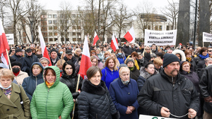 Wiec przeciwko dyskryminacji Polaków Wileńszczyzny. Stop nacjonalistycznej prowokacji liberałów litewskich! (FILM)