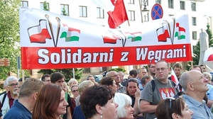 Solidarni z Węgrami. ZDJĘCIA!