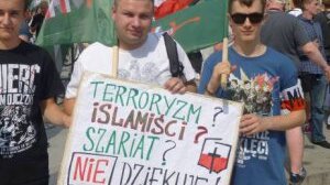 Demonstracja antyimigrancka w Łodzi