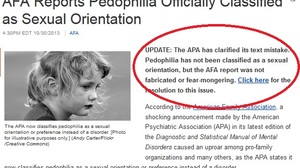 Pedofilia jako orientacja seksualna wg APA. Sprostowanie nie takie proste