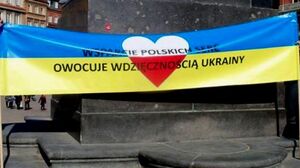 Wiec poparcia dla Ukrainy w Warszawie. ZDJĘCIA!