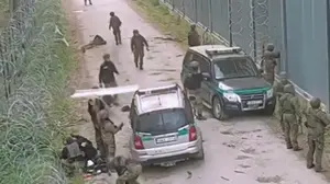 Wstrząsający film Straży Granicznej. Ujawniono atak na polską granicę (WIDEO)