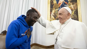 Franciszek spotkał się z imigrantem z Afryki