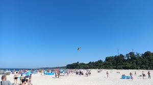 Spadł na plażę koło Ustki. Interweniował śmigłowiec LPR.