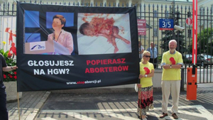 Wczoraj Auschwitz - dziś aborcja! ZDJĘCIA z pikiety w obronie życia