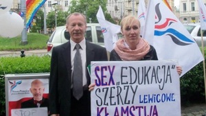 Nowa Prawica demonstrowała przeciw SEXEDUKACJI!