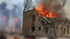 Atak na klinikę. W środku małe dzieci (WIDEO)