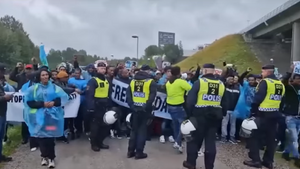 Dziesiątki rannych po szturmie protestujących na erytrejski festiwal w Sztokholmie